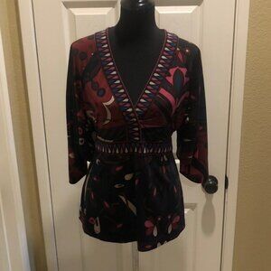 BCBGMaxazria V-neck top New with tags